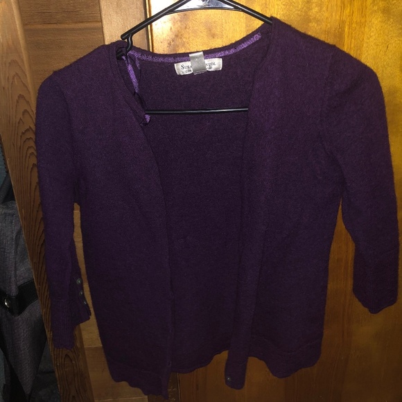 Purple Merino Wool Sweater - Picture 1 of 2